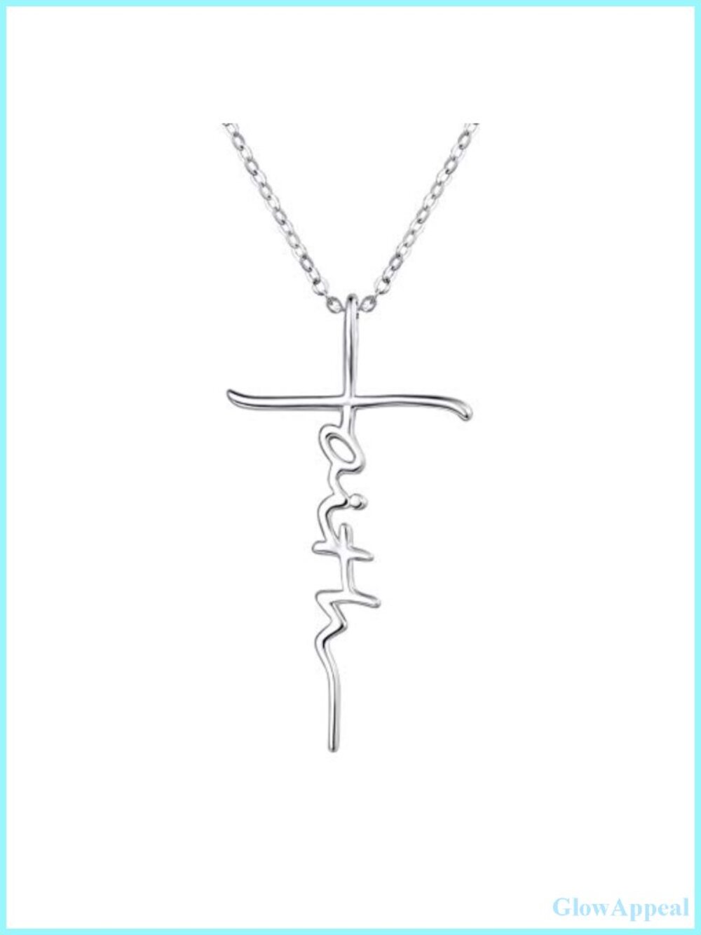 Sterling Silver Cross Necklace for Women Pendant Christian Jewelry